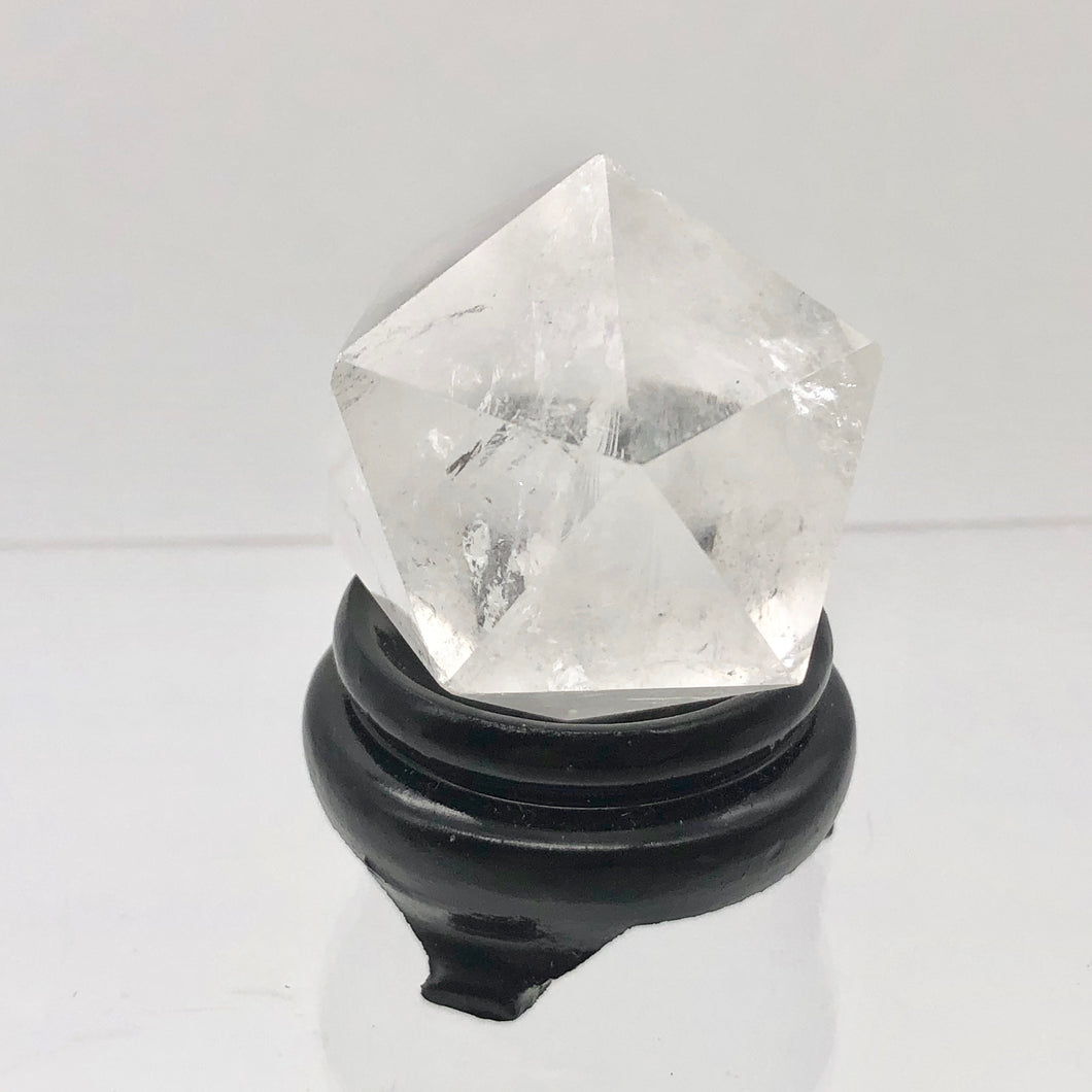 Quartz Crystal Icosahedron Sacred Geometry Crystal |Healing Stone|38mm or 1.5