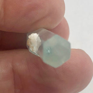 One Rare Natural Aquamarine Crystal | 46x9x10mm | 31.595cts | Sky blue | - PremiumBead Alternate Image 3