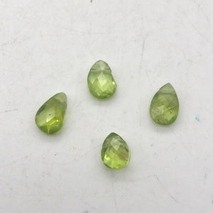 Peridot Faceted Briolette Bead | 2.2 cts | 9x7x4mm | Green | 1 bead | - PremiumBead Alternate Image 3