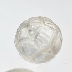 Rare! 3 Hand Carved Quartz Lotus 12mm Beads - PremiumBead Alternate Image 2