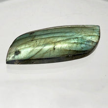 Load image into Gallery viewer, Spectrolite Labradorite Free Form Pendant Bead | 2x3/4x1/4&quot; | Golden Blue |
