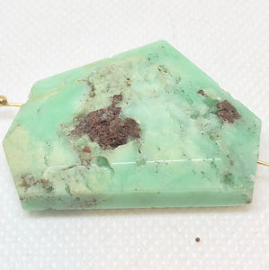 90cts Faceted Chrysoprase Nugget Bead Key Lime 10134C - PremiumBead Alternate Image 4