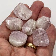 Load image into Gallery viewer, Chatoyant Pink Lilac Kunzite Faceted Nugget Bead| 1 Bead| 28x22x10 to 22x20x10mm
