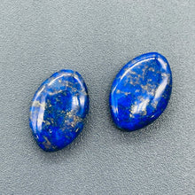 Load image into Gallery viewer, 2 Exquisite 15x10mm Oval Natural Lapis Beads 009395
