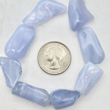 Load image into Gallery viewer, Blue Chalcedony Pendant 16 Bead Strand - PremiumBead Alternate Image 7
