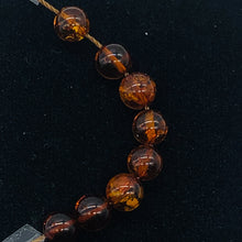 Load image into Gallery viewer, Amber Round Beads | 6 1/2 mm | Orange | 8 Beads |
