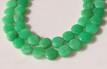 Load image into Gallery viewer, Radiant 2 Natural Chrysoprase Agate 12x5mm Coin Beads 9574B - PremiumBead Primary Image 1
