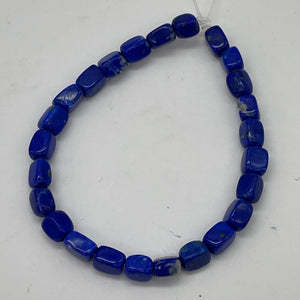 Laps Lazuli Nugget | 7.5x7.5 - 7x5x5mm | Blue | 25 Bead Half Strand |