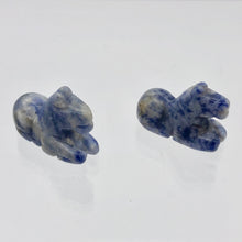 Load image into Gallery viewer, Trusty 2 Carved Sodalite Horse Pony Beads - PremiumBead Alternate Image 7
