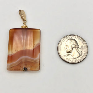Hand Carved Carnelian Agate and 14K Gold Filled 2 1/8" Pendant 506759B - PremiumBead Alternate Image 6
