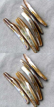 Load image into Gallery viewer, 20 Bronze Mussel Shell Double Drill Plank Beads 008096 - PremiumBead Alternate Image 2
