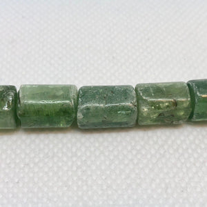 3 Green Kyanite 11.5mm Tube Beads 9468 - PremiumBead Alternate Image 2