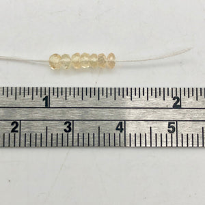 7 Natural Imperial Topaz Faceted 3mm Roundel Beads 6184 - PremiumBead Alternate Image 11