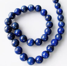 Load image into Gallery viewer, 5 Natural, Untreated Lapis 12mm Round Beads 10417 - PremiumBead Alternate Image 2
