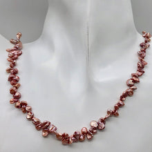 Load image into Gallery viewer, Ballerina Pink Keishi FW Pearl Strand | 9x6x3mm | Rose | Keishi | 80+ pearls | - PremiumBead Primary Image 1
