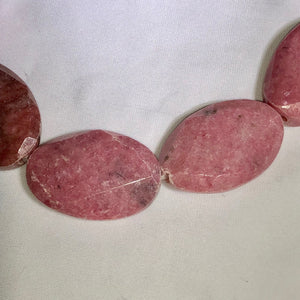 Yummy 3 Faceted Pink Rhodonite Pendant 30x20.5x8mm Beads 008678 - PremiumBead Alternate Image 4