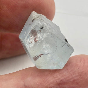 One Rare Natural Aquamarine Crystal | 18x18x13mm | 34.210cts | Sky blue | - PremiumBead Alternate Image 6