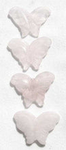 Load image into Gallery viewer, 2 Icy Pink Carved Quartz Butterfly Beads | 23x31x7-25x33x4.5mm | Pink - PremiumBead Alternate Image 3
