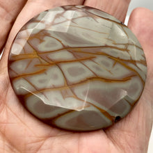Load image into Gallery viewer, Picture Jasper Round Coin Pendant Bead | 50mm x 10mm | 1 Bead |

