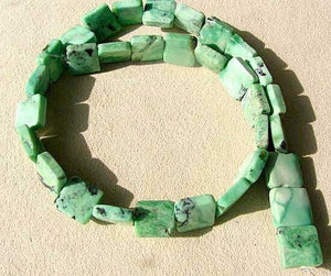 Mojito Natural Green Turquoise Square Coin Bead Strand 107412G - PremiumBead Primary Image 1