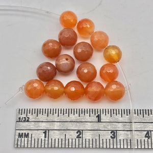 16 Luscious! Faceted 6mm Natural Carnelian Agate Beads - PremiumBead Alternate Image 2
