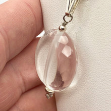 Load image into Gallery viewer, Artisan Created Faceted Wheel Quartz Sterling Silver Pendant 506657A - PremiumBead Alternate Image 3
