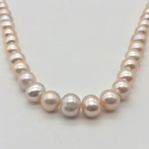 Lovely Natural Peach Freshwater Pearl 16" Strand Graduated 5mm to 8mm 110811C - PremiumBead Alternate Image 3