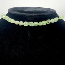 Load image into Gallery viewer, Rare Prehnite W/Epidote Needles Bead 13&quot; Strand | 9x8x7 to 7x6x6mm | 46 Beads |
