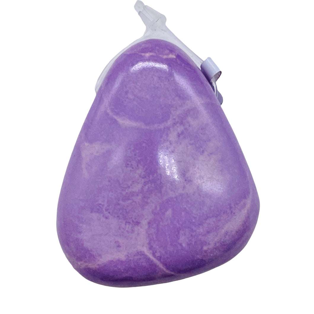 Phosphosiderite Free Form Pendant Bead | 40x34x14 mm | Lavender | 1 Bead |