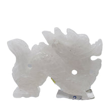 Load image into Gallery viewer, White Jade Standing Dragon Carving | 44x33x11mm | White | 1 Figurine |
