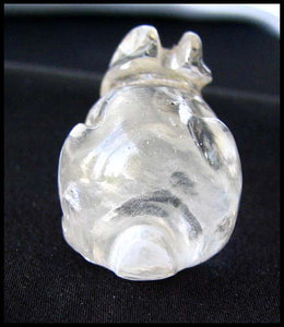 Carved Clear Quartz Bunny Rabbit Figurine | 1 5/8x1x1" | Quartz | 8070 - PremiumBead Alternate Image 10