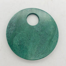 Load image into Gallery viewer, Green African Jade 50mm Pi Circle Pendant Bead - PremiumBead Alternate Image 6
