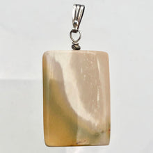 Load image into Gallery viewer, Creamy yellow beige Mookaite &amp; Silver Pendant! | 35x25x5mm | - PremiumBead Alternate Image 4
