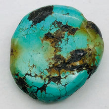 Load image into Gallery viewer, Natural Turquoise Nugget Focus Master 31cts Bead | 25x22x7mm | Blue Brown | 1|
