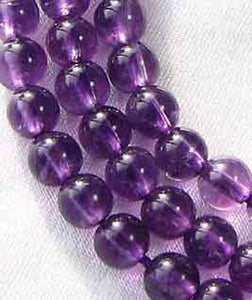 14 Natural 4mm Amethyst Round Beads 009390 - PremiumBead Alternate Image 2