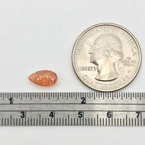 1 Orange/Red Sunstone Briolette Bead | 10x5.5x3.8mm | 1 Bead | 3284A - PremiumBead Alternate Image 4