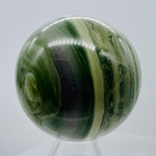 Load image into Gallery viewer, Serpentine Banded 312g Sphere | 2.5" | Green White | 1 Sphere |
