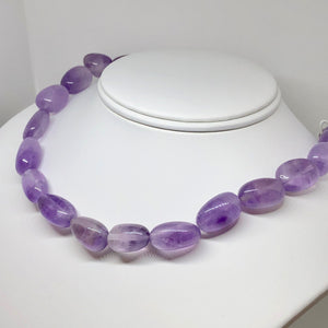 Grape Candy Amethyst Nugget Focal Bead Strand 110475B - PremiumBead Alternate Image 3