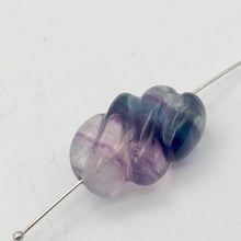 Load image into Gallery viewer, Magical! 3 Carved Fluorite Oval Beads - PremiumBead Alternate Image 4
