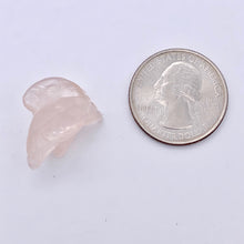 Load image into Gallery viewer, 2 Soaring Carved Rose Quartz Eagle Beads | 22x14x12mm | Pink - PremiumBead Alternate Image 5
