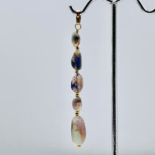 Load image into Gallery viewer, Opal 14K Gold Filled Drop | 2 1/4&quot; Long | Blue Green Fire | 1 Pendant
