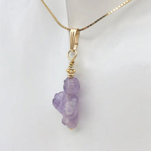 Load image into Gallery viewer, Hand Carved Amethyst Goddess of Willendorf Pendant 509287AMG - PremiumBead Alternate Image 4
