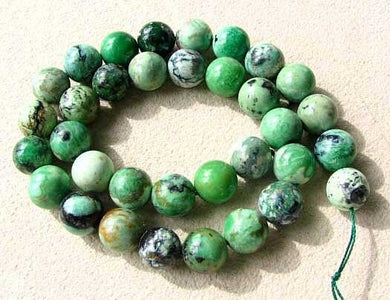 Mojito 10-11mm American Green Turquoise Round Bead Strand 107416 - PremiumBead Primary Image 1