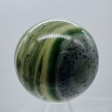 Load image into Gallery viewer, Serpentine Banded 312g Sphere | 2.5" | Green White | 1 Sphere |
