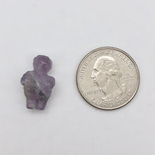 Load image into Gallery viewer, 2 Hand Carved Amethyst Goddess of Willendorf Beads | 20x9x7mm | Purple - PremiumBead Alternate Image 5
