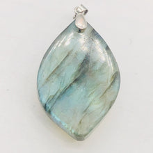 Load image into Gallery viewer, Labradorite Sterling Silver Natural | 1 1/2&quot; Long | Blue Green | 1 Pendant |
