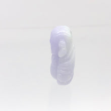 Load image into Gallery viewer, 23cts Hand Carved Buddha Lavender Jade Pendant Bead | 20.5x14.5x9.5mm | Lavender - PremiumBead Alternate Image 4
