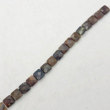 Load image into Gallery viewer, Faceted Pietersite Bead 8&quot; Strand! |12x12x5mm | red-brown | Square | 16 beads | - PremiumBead Alternate Image 3
