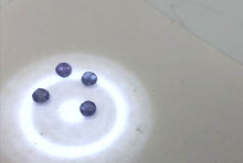 Load and play video in Gallery viewer, Tanzanite Faceted From 3x1.25mm to 2.5x1mm Roundel Bead 7.5 inch Strand 9713HS
