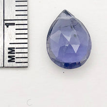 Load image into Gallery viewer, 3.3cts Indigo Iolite Faceted Teardrop Bead | 12x9mm |
